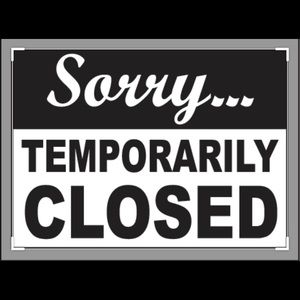 Temporarily closed